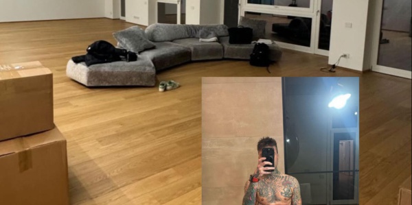 Fedez in mutande sui social per mostrare la nuova casa ai followers!