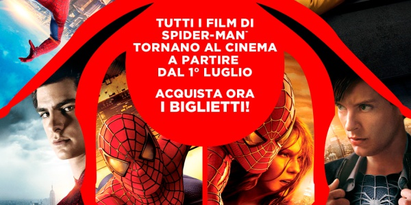 Spider-Mondays. Tutti i film di Spider-Man tornano al cinema, ecco le date