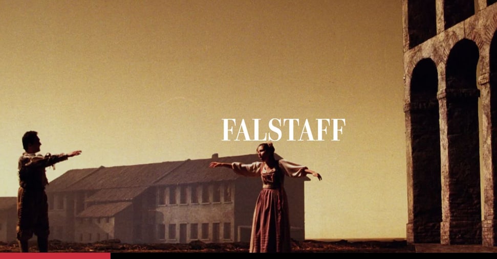 Il “Falstaff” di Strehler al Teatro Alla Scala